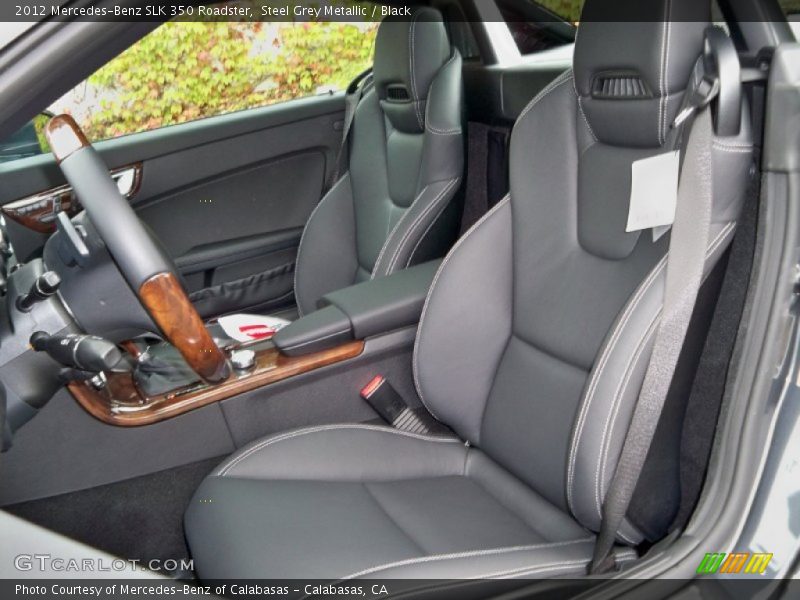  2012 SLK 350 Roadster Black Interior