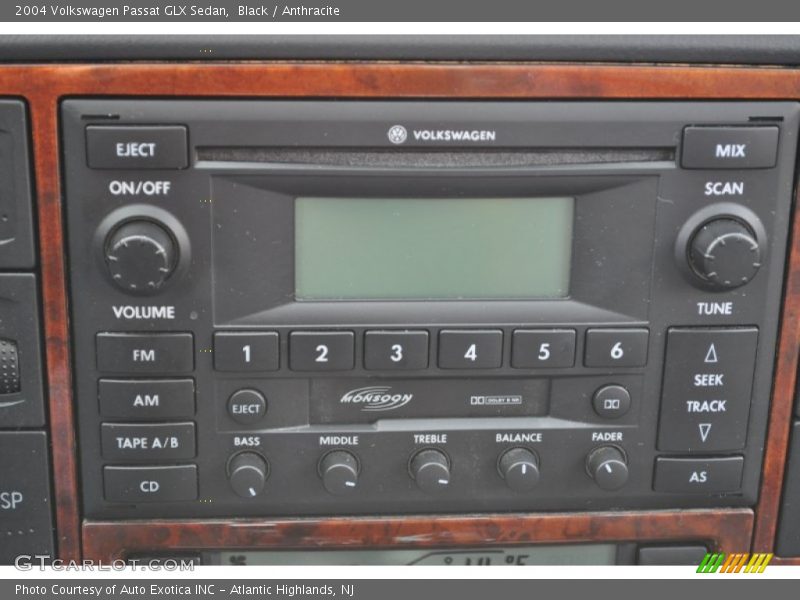 Audio System of 2004 Passat GLX Sedan