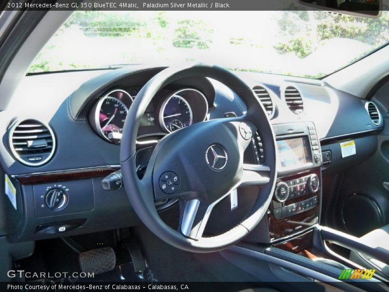 Paladium Silver Metallic / Black 2012 Mercedes-Benz GL 350 BlueTEC 4Matic