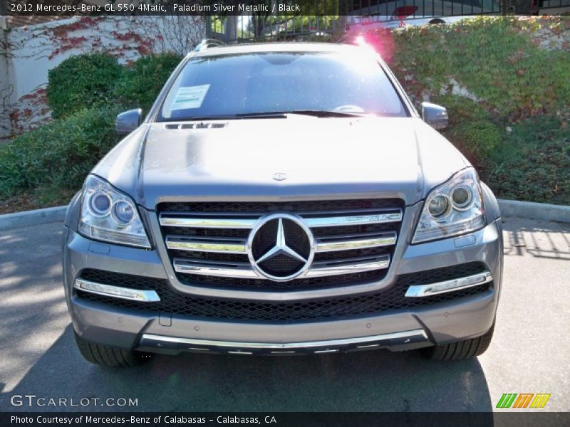 Paladium Silver Metallic / Black 2012 Mercedes-Benz GL 550 4Matic