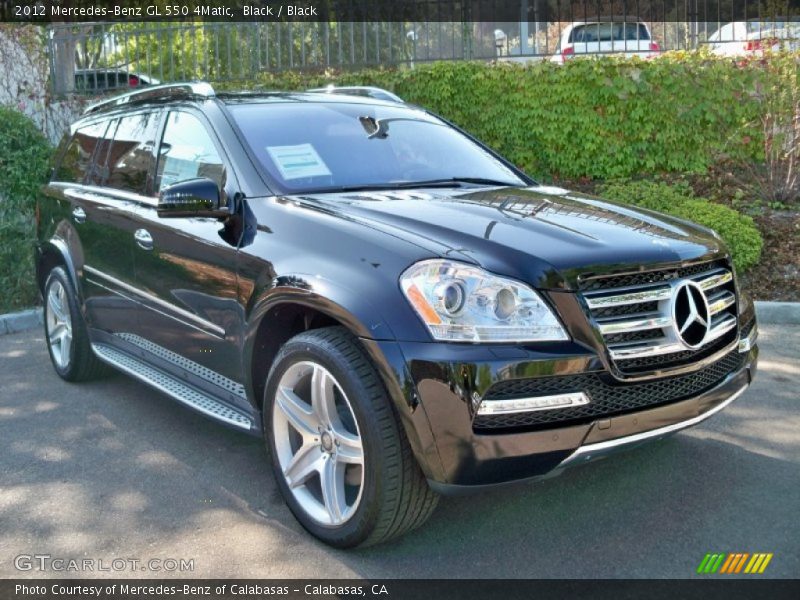 Black / Black 2012 Mercedes-Benz GL 550 4Matic