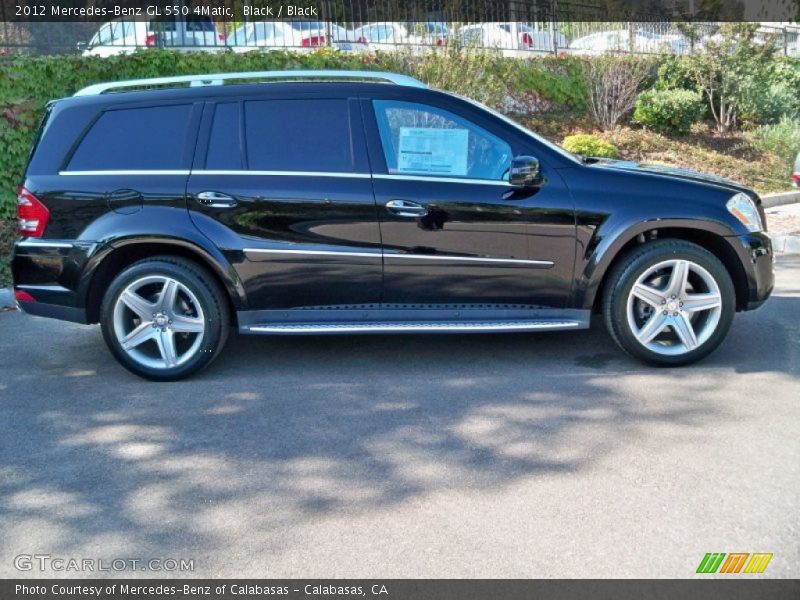 Black / Black 2012 Mercedes-Benz GL 550 4Matic