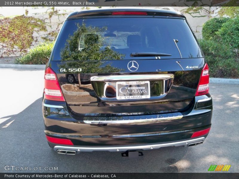 Black / Black 2012 Mercedes-Benz GL 550 4Matic