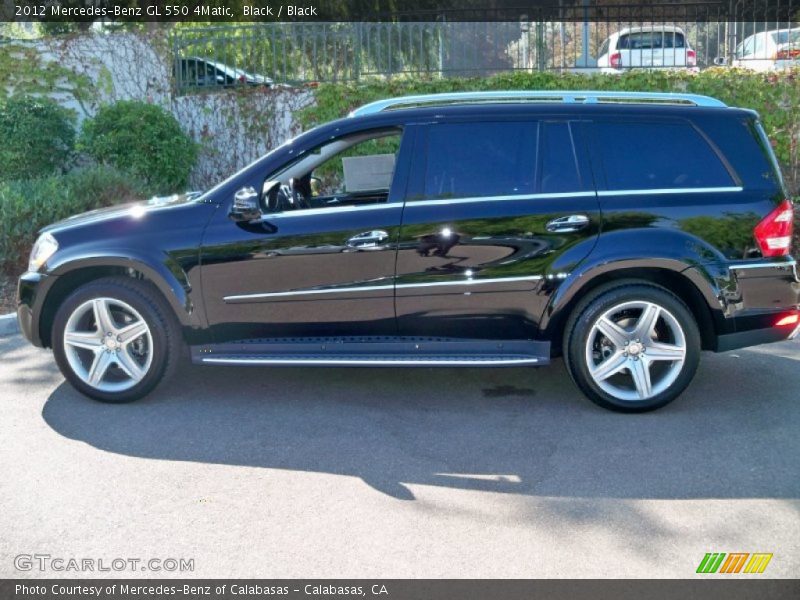Black / Black 2012 Mercedes-Benz GL 550 4Matic