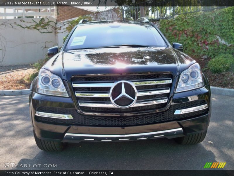 Black / Black 2012 Mercedes-Benz GL 550 4Matic