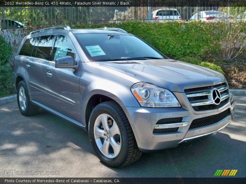 Paladium Silver Metallic / Black 2012 Mercedes-Benz GL 450 4Matic