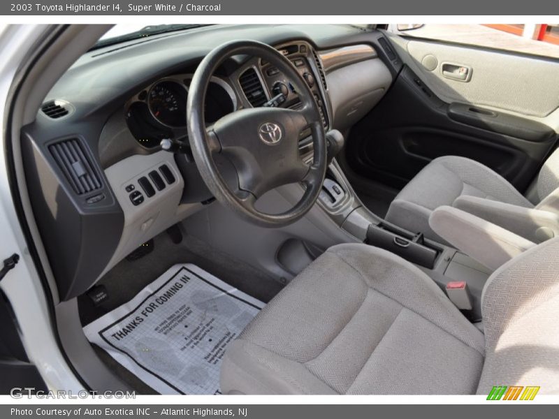  2003 Highlander I4 Charcoal Interior