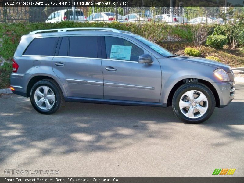 Paladium Silver Metallic / Black 2012 Mercedes-Benz GL 450 4Matic