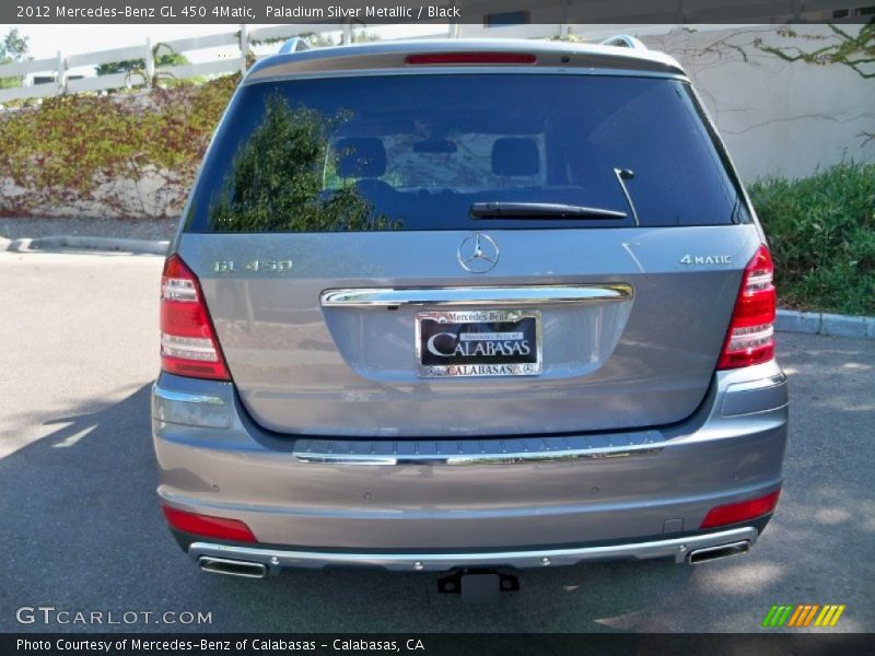 Paladium Silver Metallic / Black 2012 Mercedes-Benz GL 450 4Matic