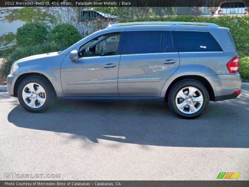 Paladium Silver Metallic / Black 2012 Mercedes-Benz GL 450 4Matic
