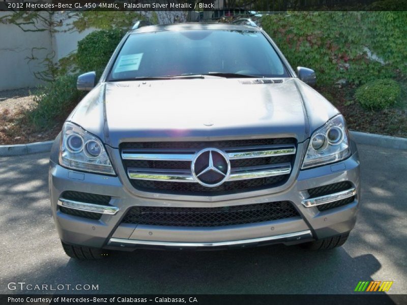 Paladium Silver Metallic / Black 2012 Mercedes-Benz GL 450 4Matic