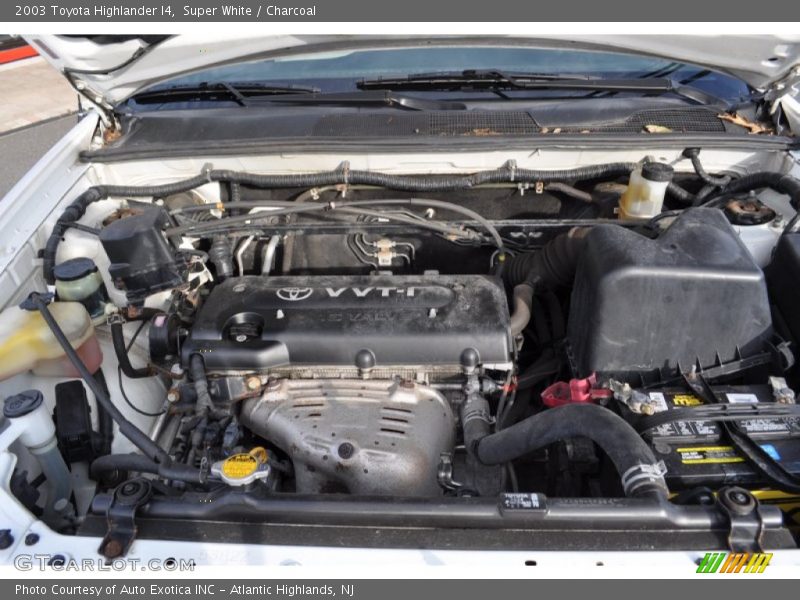  2003 Highlander I4 Engine - 2.4 Liter DOHC 16-Valve VVT-i 4 Cylinder