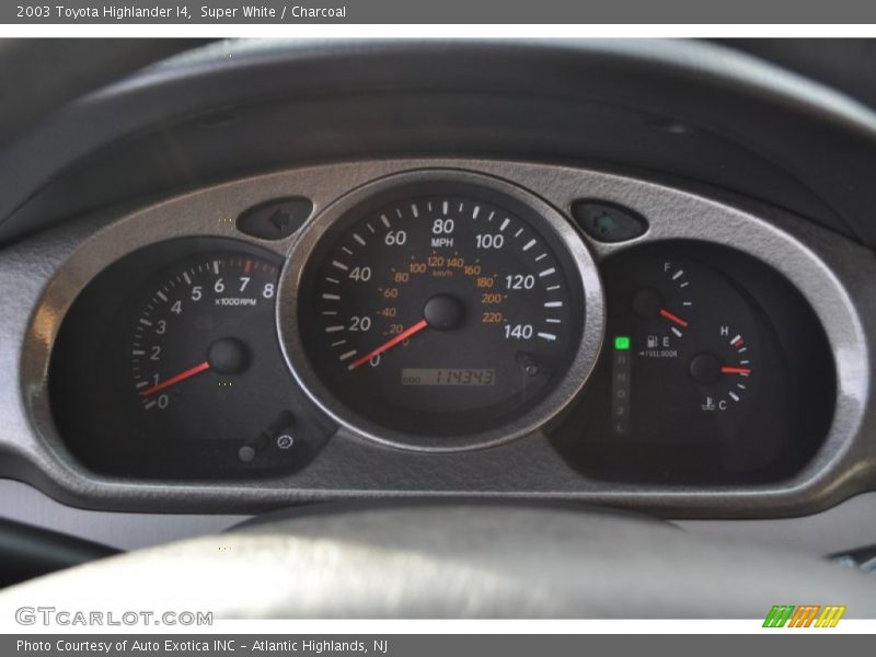  2003 Highlander I4 I4 Gauges