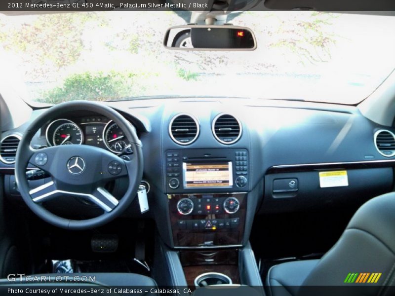 Paladium Silver Metallic / Black 2012 Mercedes-Benz GL 450 4Matic