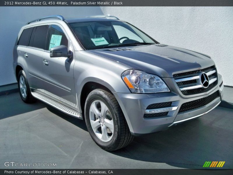 Paladium Silver Metallic / Black 2012 Mercedes-Benz GL 450 4Matic