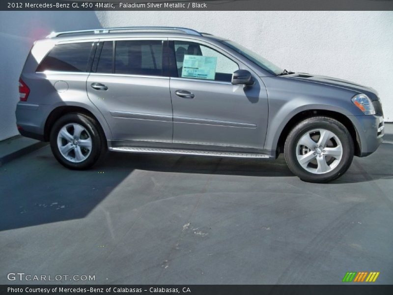 Paladium Silver Metallic / Black 2012 Mercedes-Benz GL 450 4Matic