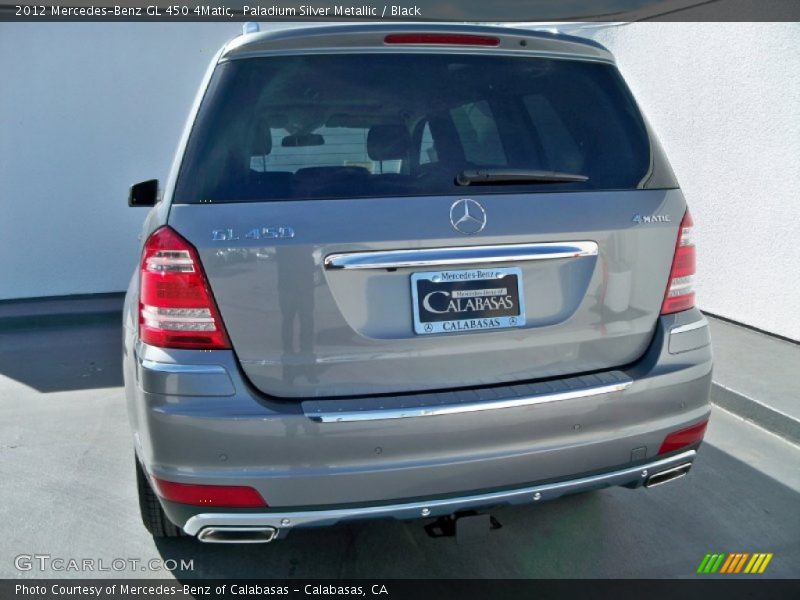 Paladium Silver Metallic / Black 2012 Mercedes-Benz GL 450 4Matic