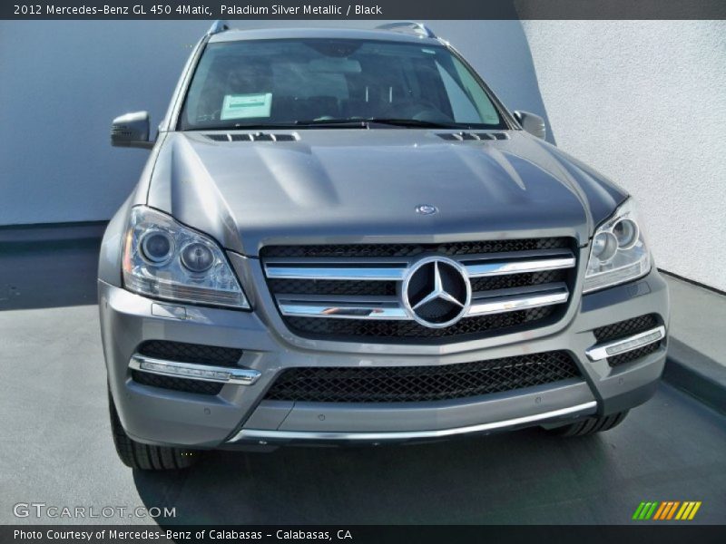 Paladium Silver Metallic / Black 2012 Mercedes-Benz GL 450 4Matic