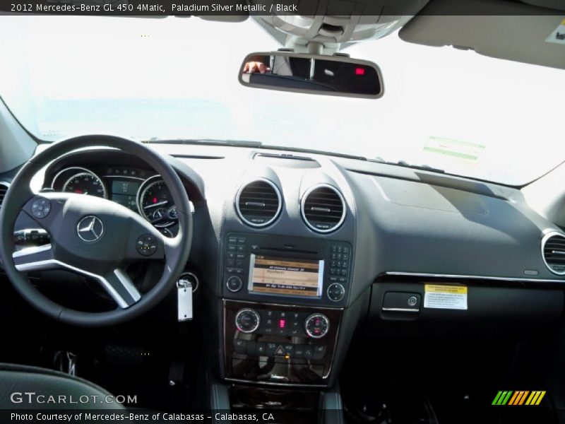 Paladium Silver Metallic / Black 2012 Mercedes-Benz GL 450 4Matic