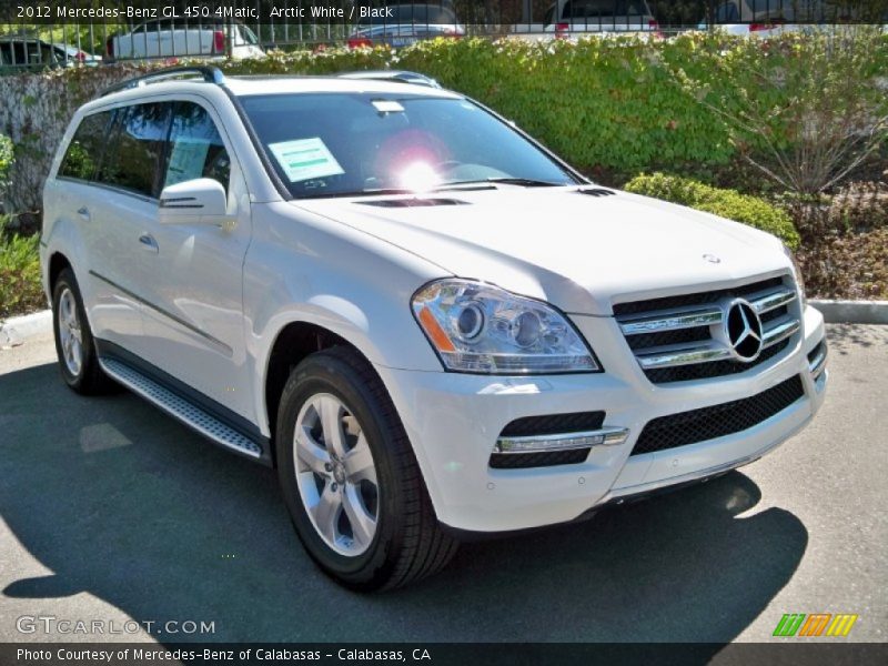 Arctic White / Black 2012 Mercedes-Benz GL 450 4Matic