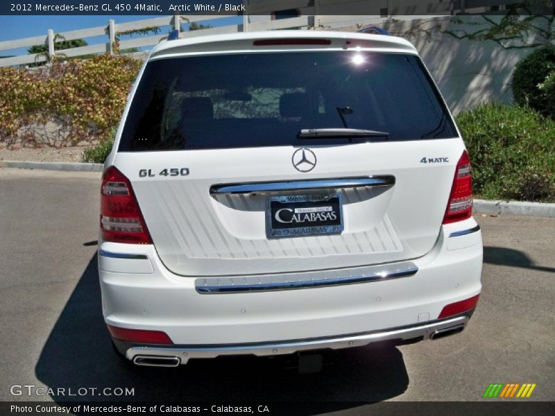 Arctic White / Black 2012 Mercedes-Benz GL 450 4Matic