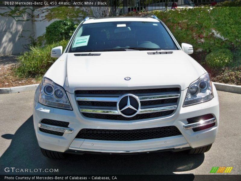 Arctic White / Black 2012 Mercedes-Benz GL 450 4Matic