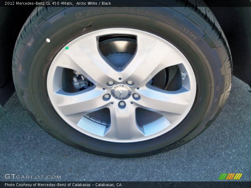 Arctic White / Black 2012 Mercedes-Benz GL 450 4Matic