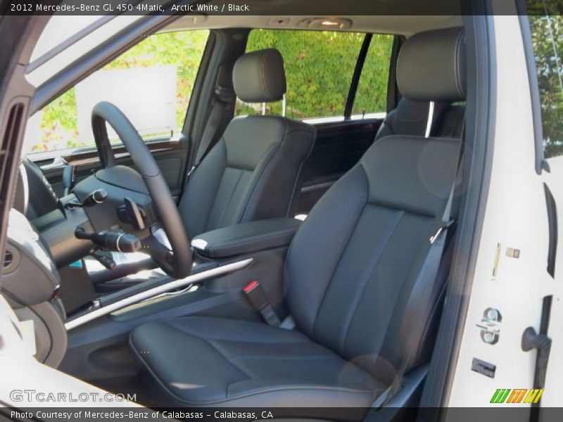 Arctic White / Black 2012 Mercedes-Benz GL 450 4Matic