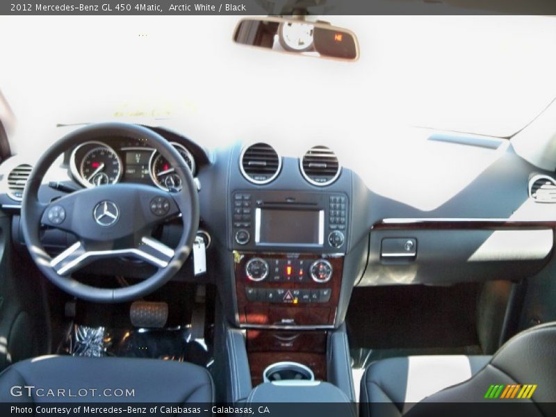 Arctic White / Black 2012 Mercedes-Benz GL 450 4Matic