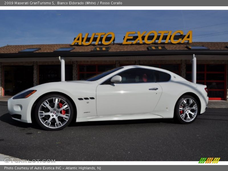 Bianco Eldorado (White) / Rosso Corallo 2009 Maserati GranTurismo S