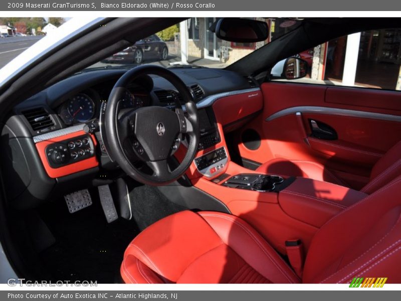  2009 GranTurismo S Rosso Corallo Interior