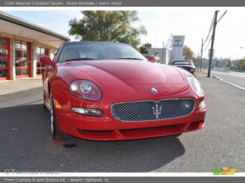 Rosso Mondiale / Avorio (Ivory) 2006 Maserati GranSport Spyder