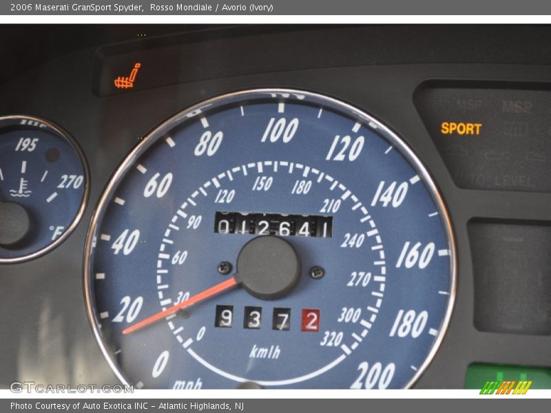 Rosso Mondiale / Avorio (Ivory) 2006 Maserati GranSport Spyder