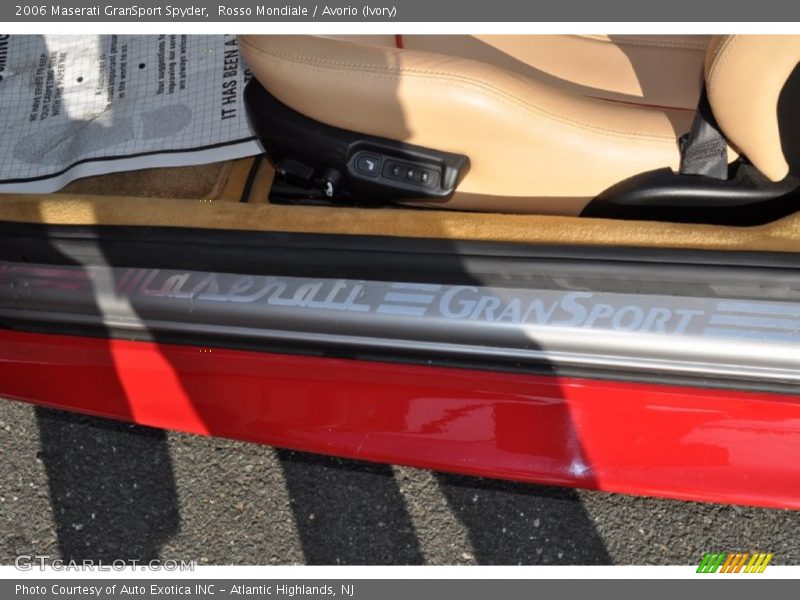 Rosso Mondiale / Avorio (Ivory) 2006 Maserati GranSport Spyder