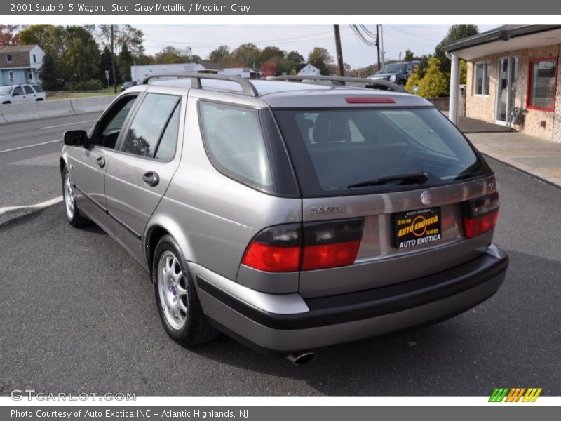 Steel Gray Metallic / Medium Gray 2001 Saab 9-5 Wagon