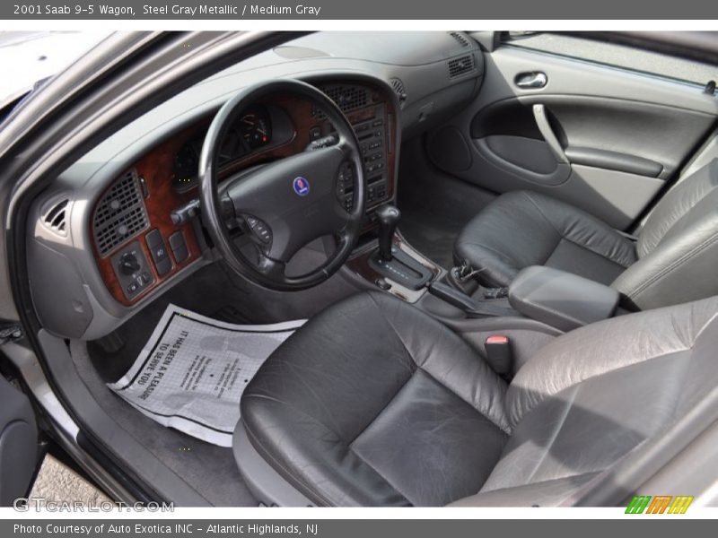  2001 9-5 Wagon Medium Gray Interior