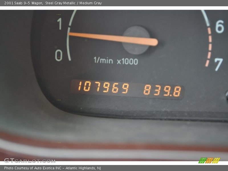 Steel Gray Metallic / Medium Gray 2001 Saab 9-5 Wagon