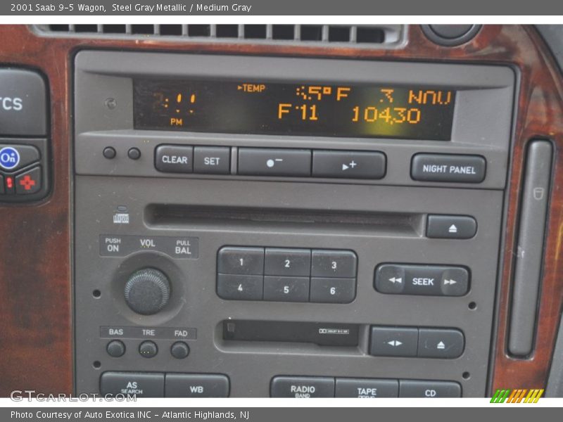 Controls of 2001 9-5 Wagon