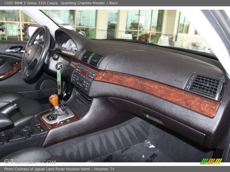 Sparkling Graphite Metallic / Black 2005 BMW 3 Series 330i Coupe