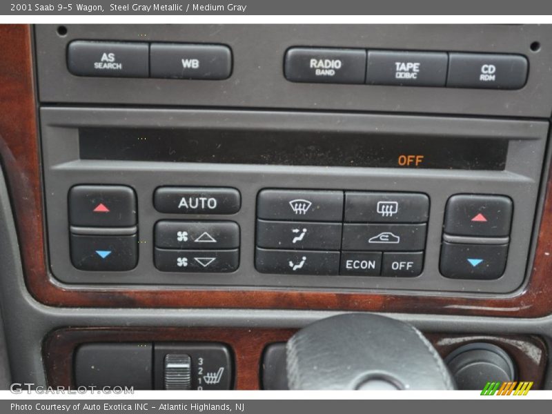 Controls of 2001 9-5 Wagon