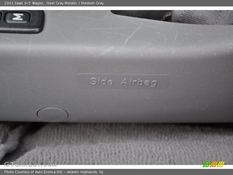 Steel Gray Metallic / Medium Gray 2001 Saab 9-5 Wagon