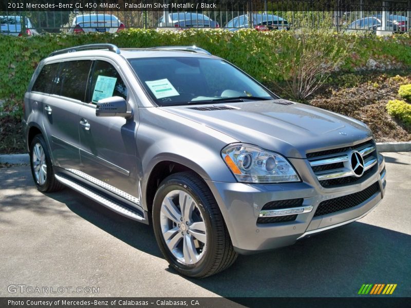 Paladium Silver Metallic / Black 2012 Mercedes-Benz GL 450 4Matic