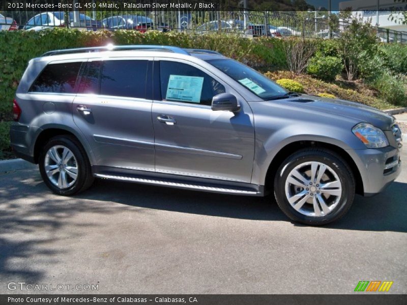 Paladium Silver Metallic / Black 2012 Mercedes-Benz GL 450 4Matic