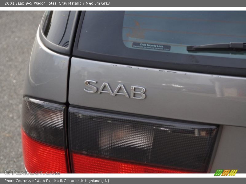 Steel Gray Metallic / Medium Gray 2001 Saab 9-5 Wagon