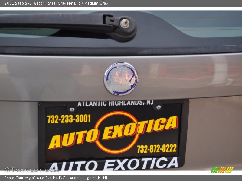 Steel Gray Metallic / Medium Gray 2001 Saab 9-5 Wagon