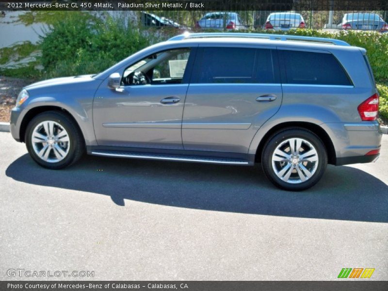 Paladium Silver Metallic / Black 2012 Mercedes-Benz GL 450 4Matic