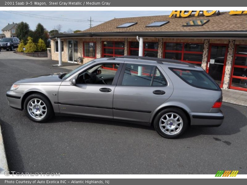 Steel Gray Metallic / Medium Gray 2001 Saab 9-5 Wagon