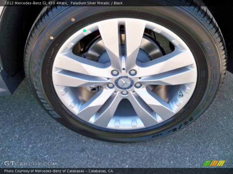 Paladium Silver Metallic / Black 2012 Mercedes-Benz GL 450 4Matic