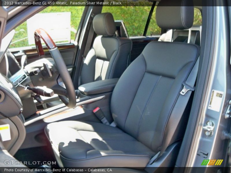 Paladium Silver Metallic / Black 2012 Mercedes-Benz GL 450 4Matic