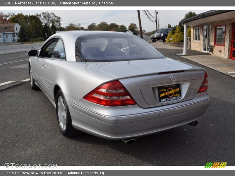 Brilliant Silver Metallic / Charcoal 2001 Mercedes-Benz CL 600